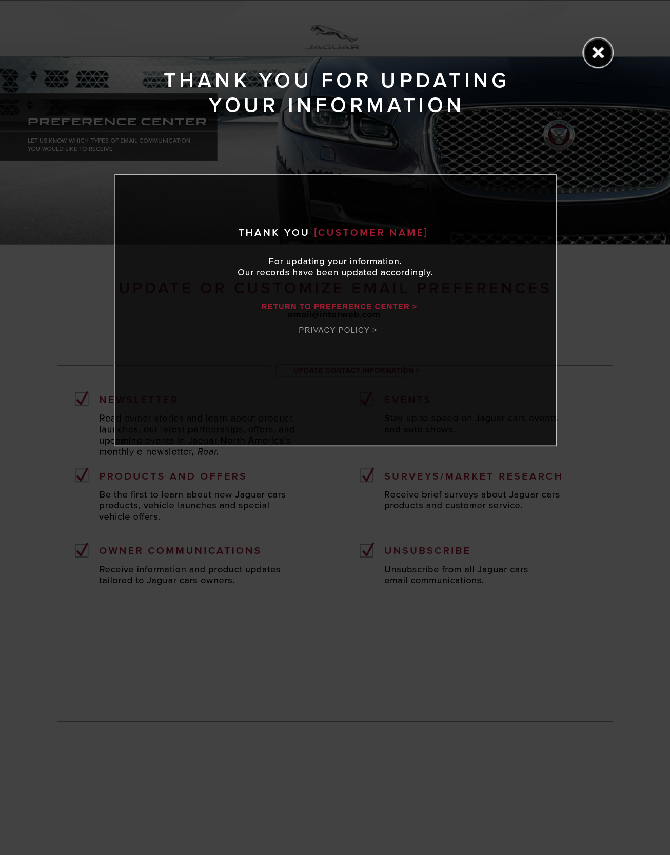 Jaguar Land Rover Campaign