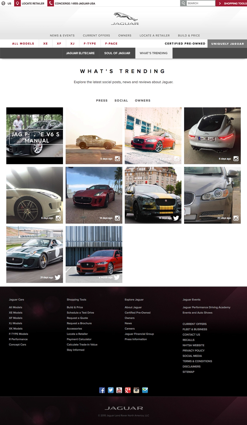 Jaguar Land Rover Campaign